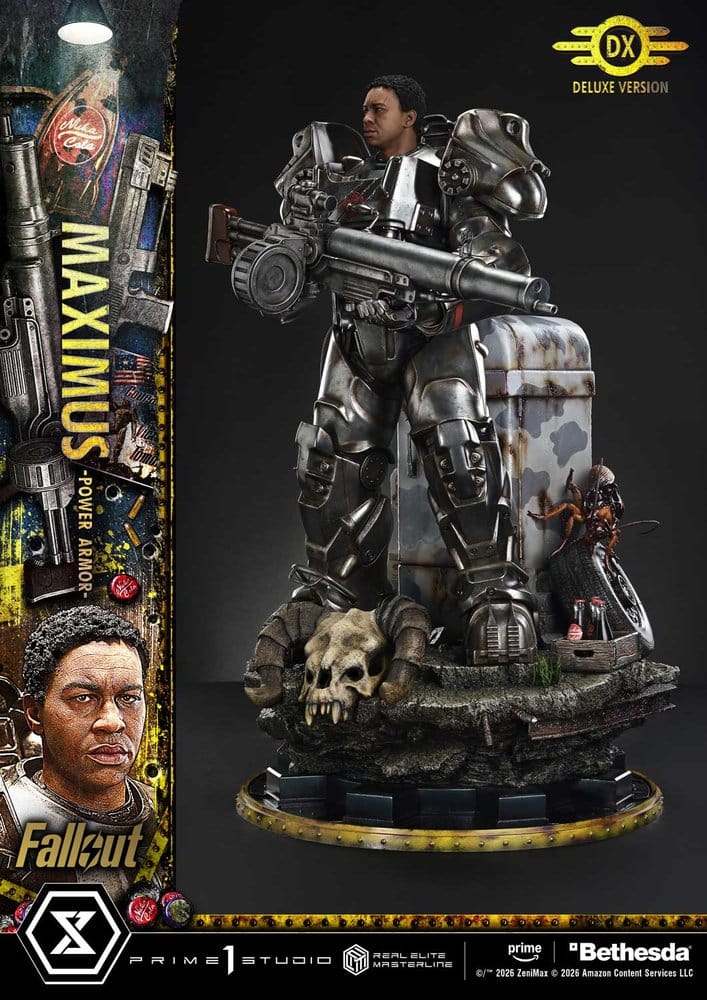 Fallout Real Elite Masterline Statue 1/4 Maximus Power Armor Deluxe Version 67 cm