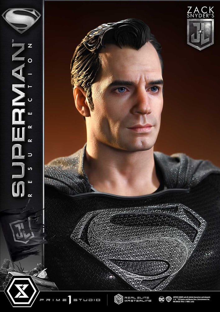 Zack Snyder's Justice League Real Elite Masterline Series Statue 1/3 Superman Resurrection Deluxe Ver. 95 cm