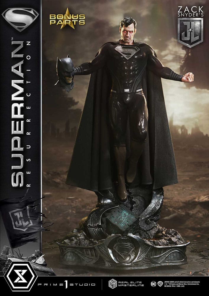 Zack Snyder's Justice League Real Elite Masterline Series Statue 1/3 Superman Resurrection Deluxe Bonus Ver. 95 cm