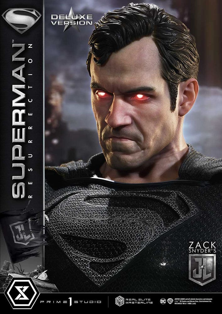 Zack Snyder's Justice League Real Elite Masterline Series Statue 1/3 Superman Resurrection Deluxe Bonus Ver. 95 cm