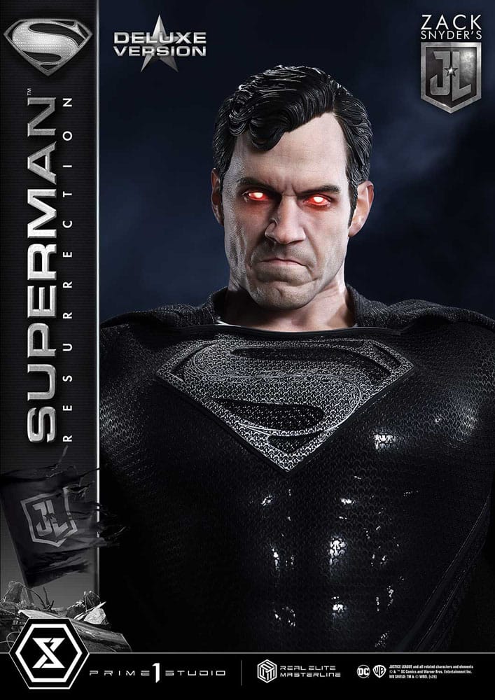 Zack Snyder's Justice League Real Elite Masterline Series Statue 1/3 Superman Resurrection Deluxe Bonus Ver. 95 cm