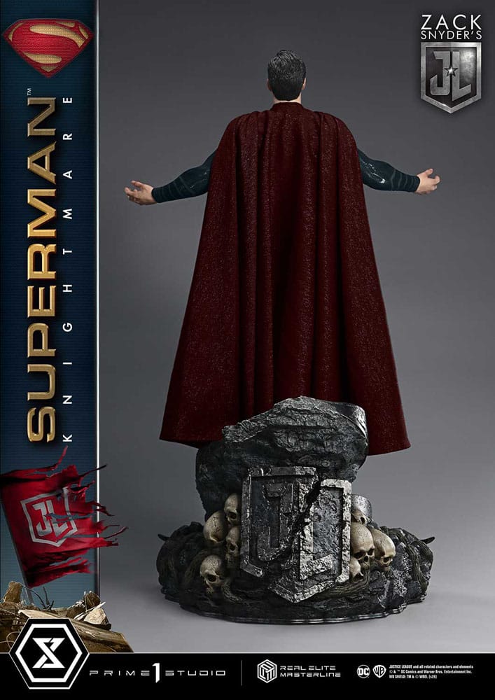 Zack Snyder's Justice League Real Elite Masterline Series Statue 1/3 Superman Knightmare Color Edition Deluxe Ver. 95 cm