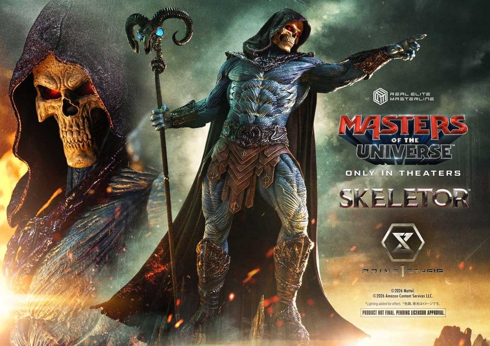Masters of the Universe (2026 Film) Real Elite Masterline Series Statue 1/3 Skeletor Bonus Version 96 cm