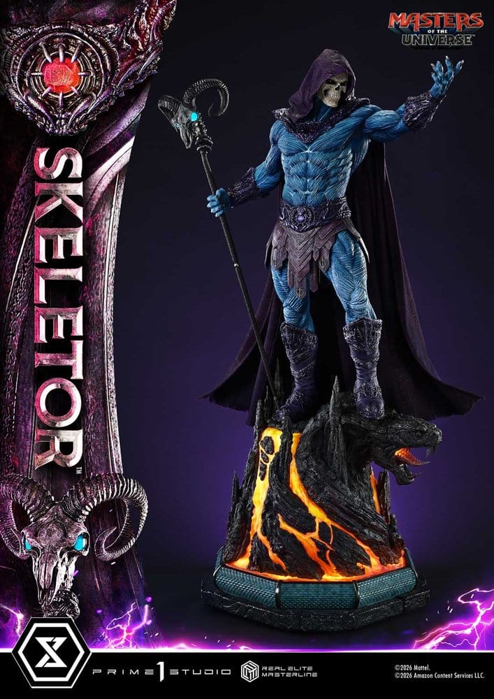Masters of the Universe (2026 Film) Real Elite Masterline Series Statue 1/3 Skeletor Bonus Version 96 cm