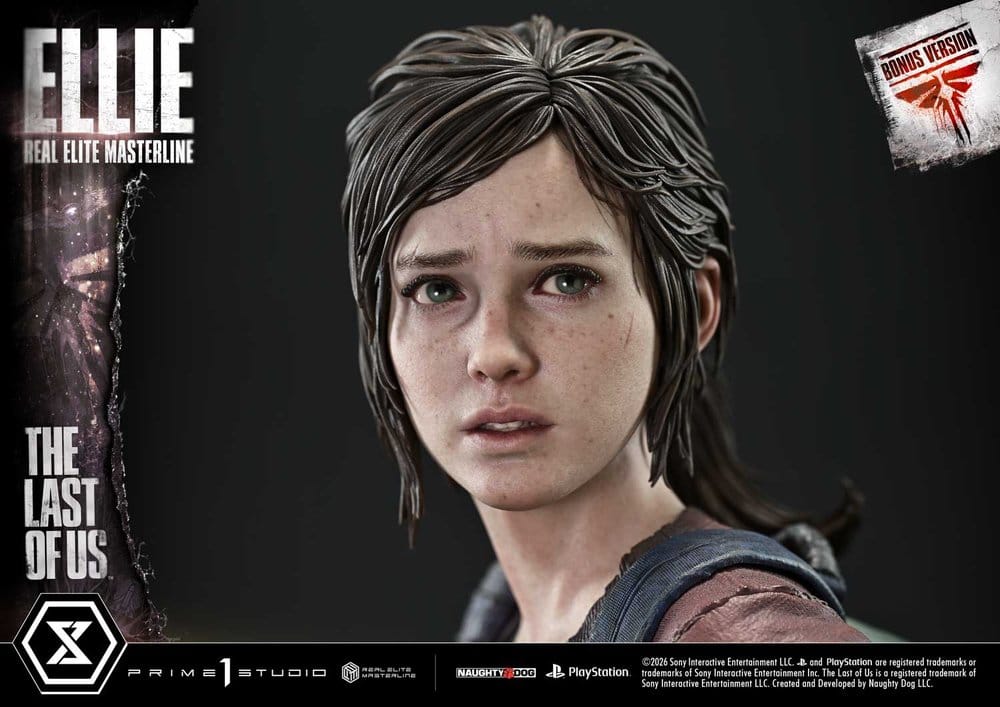 The Last of Us (Part I) Real Elite Masterline Statue 1/4 Ellie Bonus Version 46 cm