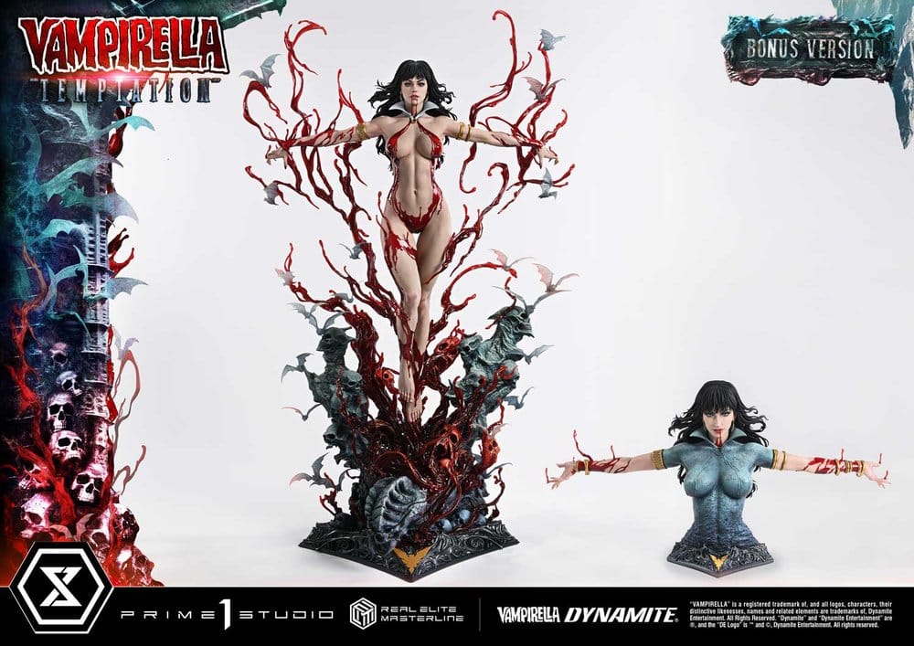 Vampirella Real Elite Masterline Series Statue 1/3 Temptation Bonus Version 100 cm