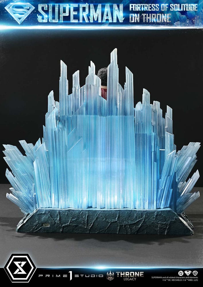 DC Comics Throne Legacy Collection Statue 1/4 Superman Fortress of Solitude on Throne (Design by Gabriele Dell'Otto) 52 cm