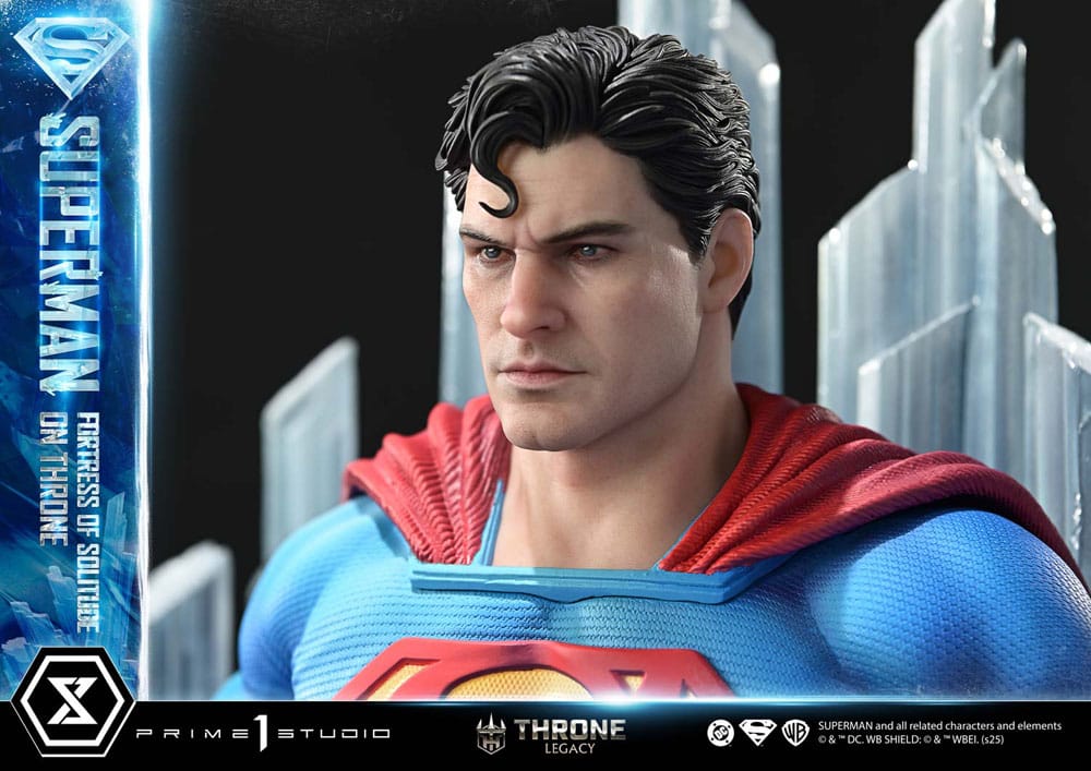 DC Comics Throne Legacy Collection Statue 1/4 Superman Fortress of Solitude on Throne (Design by Gabriele Dell'Otto) 52 cm