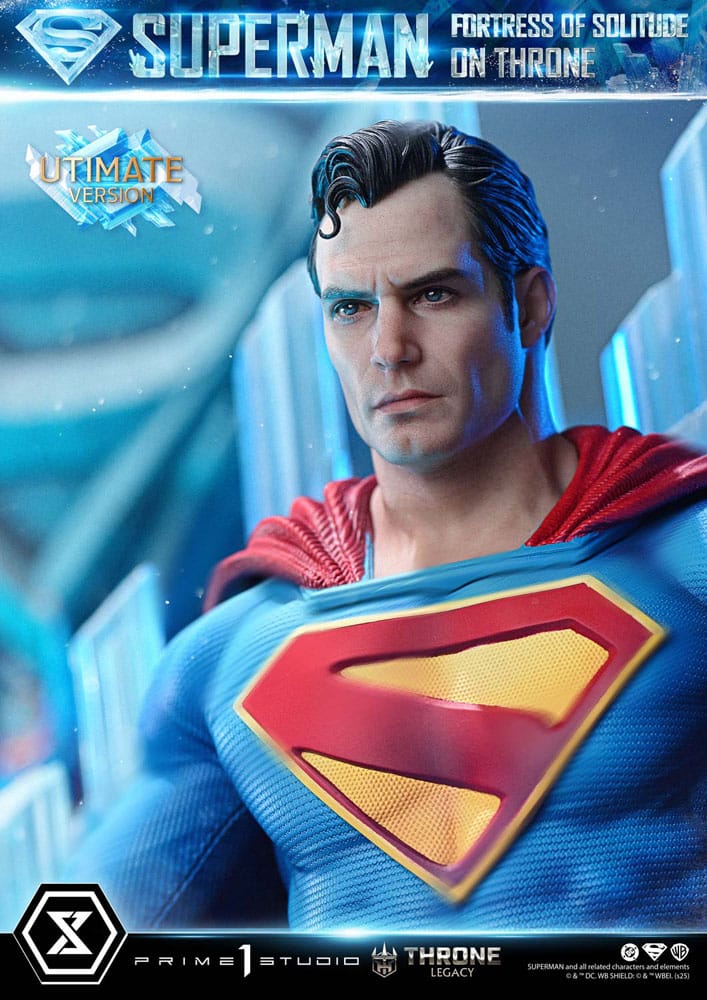 DC Comics Throne Legacy Collection Statue 1/4 Superman Fortress of Solitude on Throne (Designed by Gabriele Dell'Otto) Ultimate Bonus Version