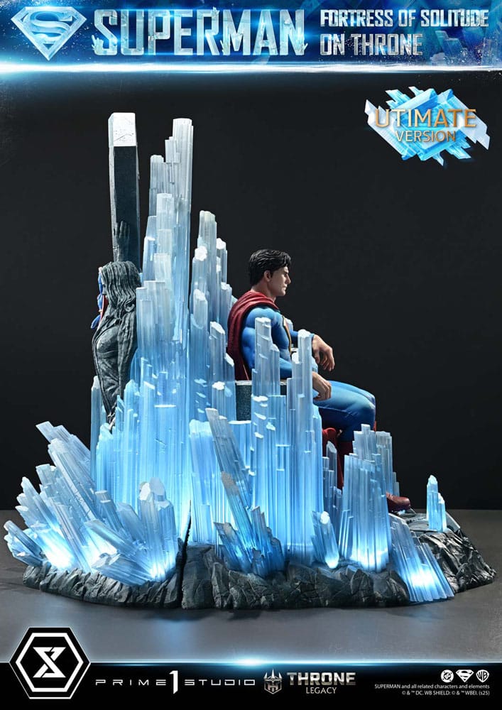 DC Comics Throne Legacy Collection Statue 1/4 Superman Fortress of Solitude on Throne (Designed by Gabriele Dell'Otto) Ultimate Bonus Version