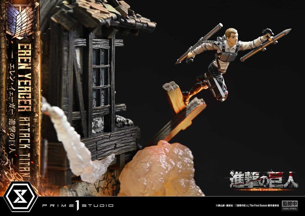 Attack on Titan (TV animation) Ultimate Diorama Masterline Statue Eren Yeager Attack Titan 81 cm