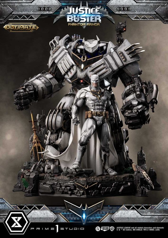DC Comics Ultimate Museum Masterline Statue Justice Buster: Phantom Armor (Design By Josh Nizzi) Ultimate Bonus Version 88 cm