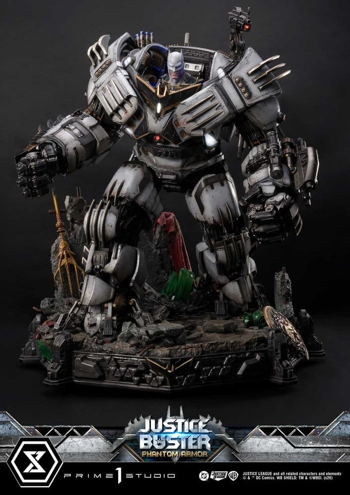 DC Comics Ultimate Museum Masterline Statue Justice Buster: Phantom Armor (Design By Josh Nizzi) Ultimate Bonus Version 88 cm