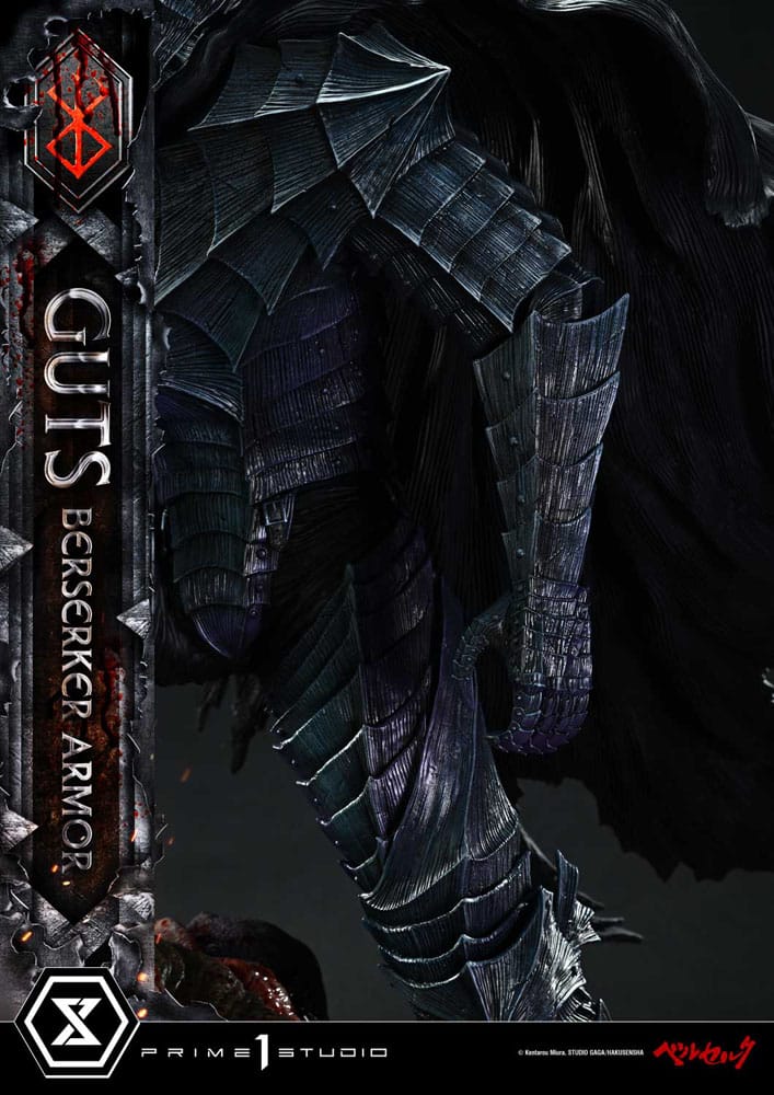 Berserk Ultimate Premium Masterline Series Statue 1/4 Guts, Berserker Armor Grunbeld vs. Guts Deluxe Version 94 cm