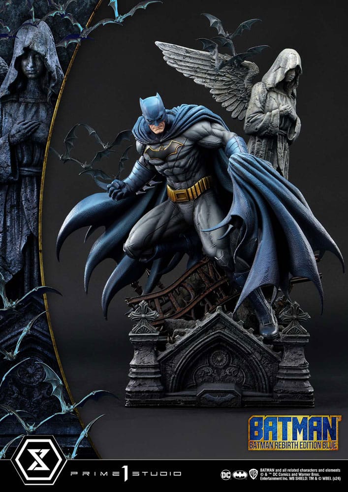 Batman Ultimate Premium Masterline Series Statue 1/4 Batman Rebirth Edition Blue 71 cm