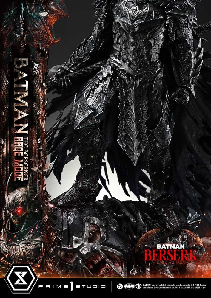 DC Comics Premium Masterline Series Statue 1/4 Batman (Comics) Batman: The Berserker Rage Mode 82 cm