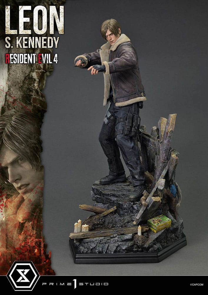 Resident Evil 4 Ultimate Premium Masterline Series Statue 1/4 Leon S. Kennedy 64 cm