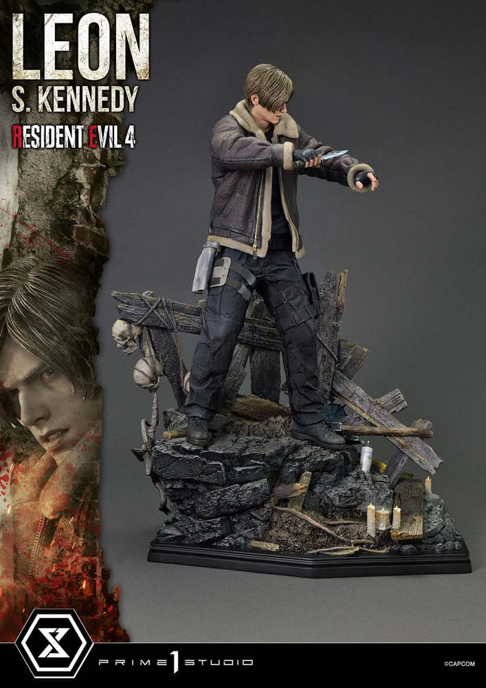 Resident Evil 4 Ultimate Premium Masterline Series Statue 1/4 Leon S. Kennedy 64 cm