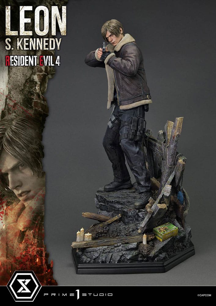 Resident Evil 4 Ultimate Premium Masterline Series Statue 1/4 Leon S. Kennedy Bonus Ver. 64 cm