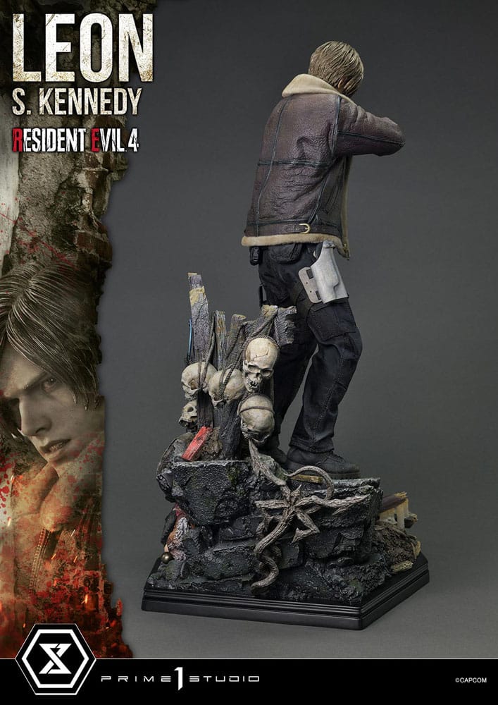 Resident Evil 4 Ultimate Premium Masterline Series Statue 1/4 Leon S. Kennedy Bonus Ver. 64 cm