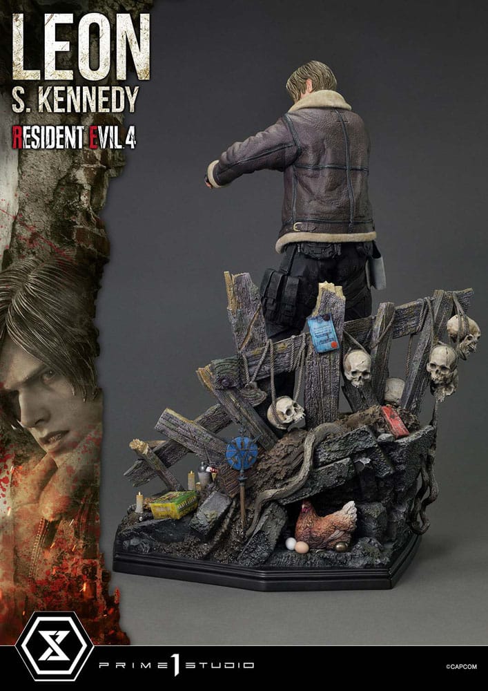 Resident Evil 4 Ultimate Premium Masterline Series Statue 1/4 Leon S. Kennedy Bonus Ver. 64 cm