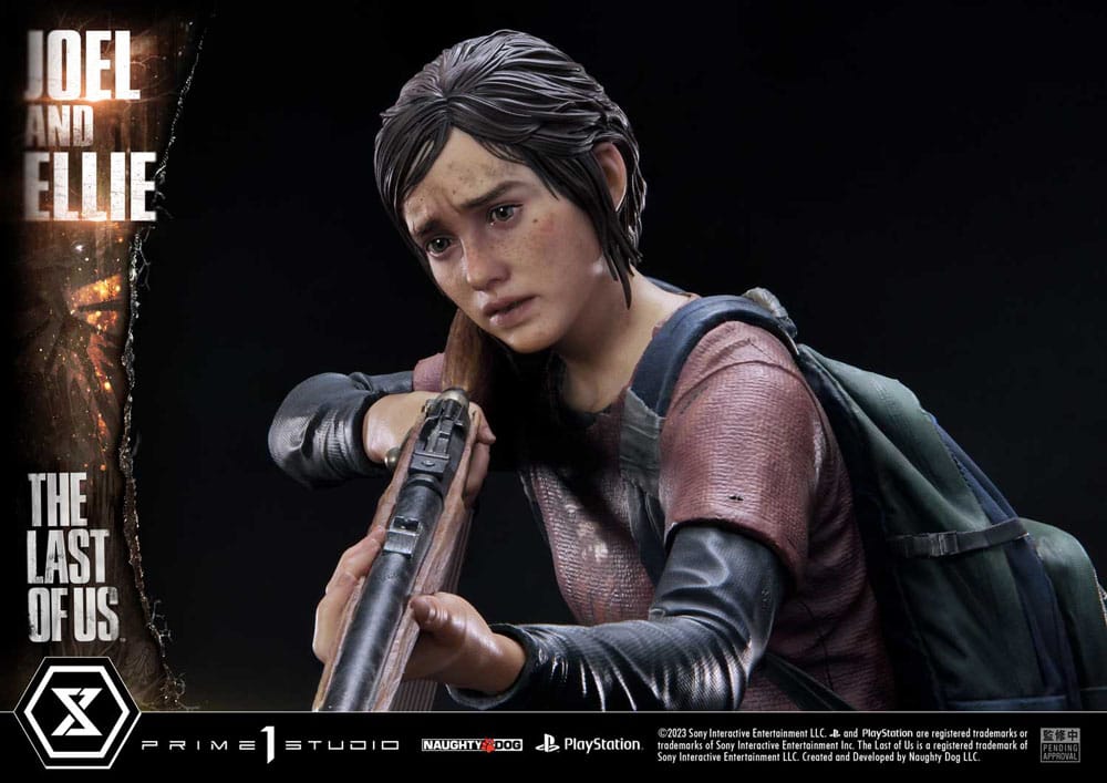 The Last of Us Part I Ultimate Premium Masterline Series Statue Joel &amp; Ellie Deluxe Bonus Version (The Last of Us Part I) 73 cm