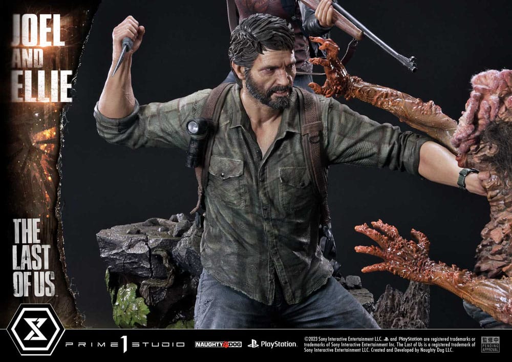 The Last of Us Part I Ultimate Premium Masterline Series Statue Joel &amp; Ellie Deluxe Bonus Version (The Last of Us Part I) 73 cm