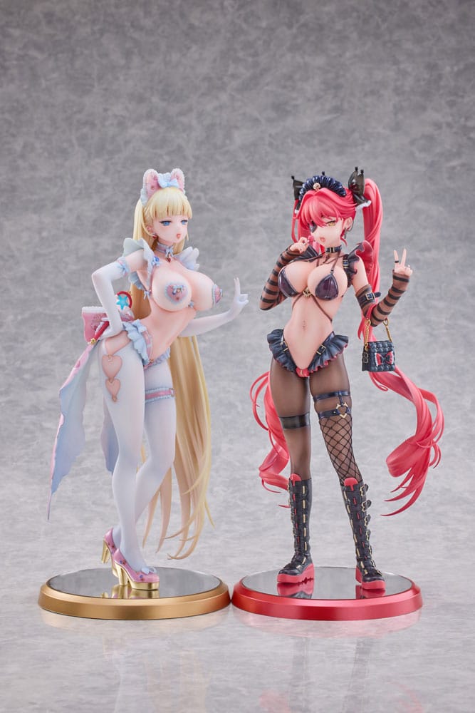 Original Character PVC Statues 1/5 Stella & Sadie Illustrated by Mendokusai 31 cm