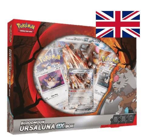 Pokémon TCG Bloodmoon Ursaluna EX Box November 2024 *English Version*