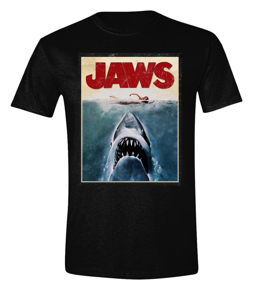 Jaws T-Shirt Poster Size S