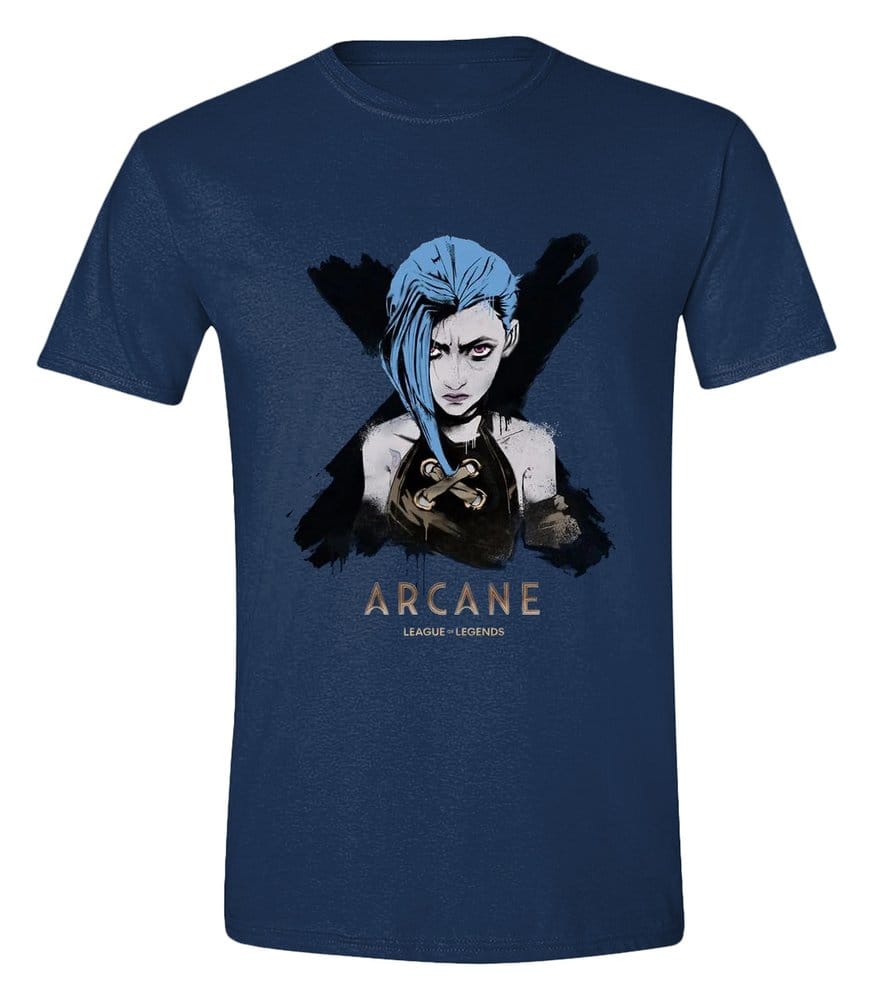 Arcane T-Shirt Jinx Portrait Size XL