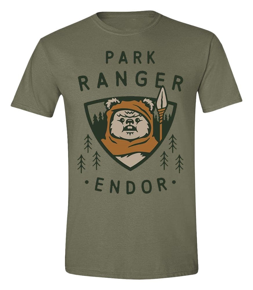 Star Wars T-Shirt Park Ranger Ewok Size M