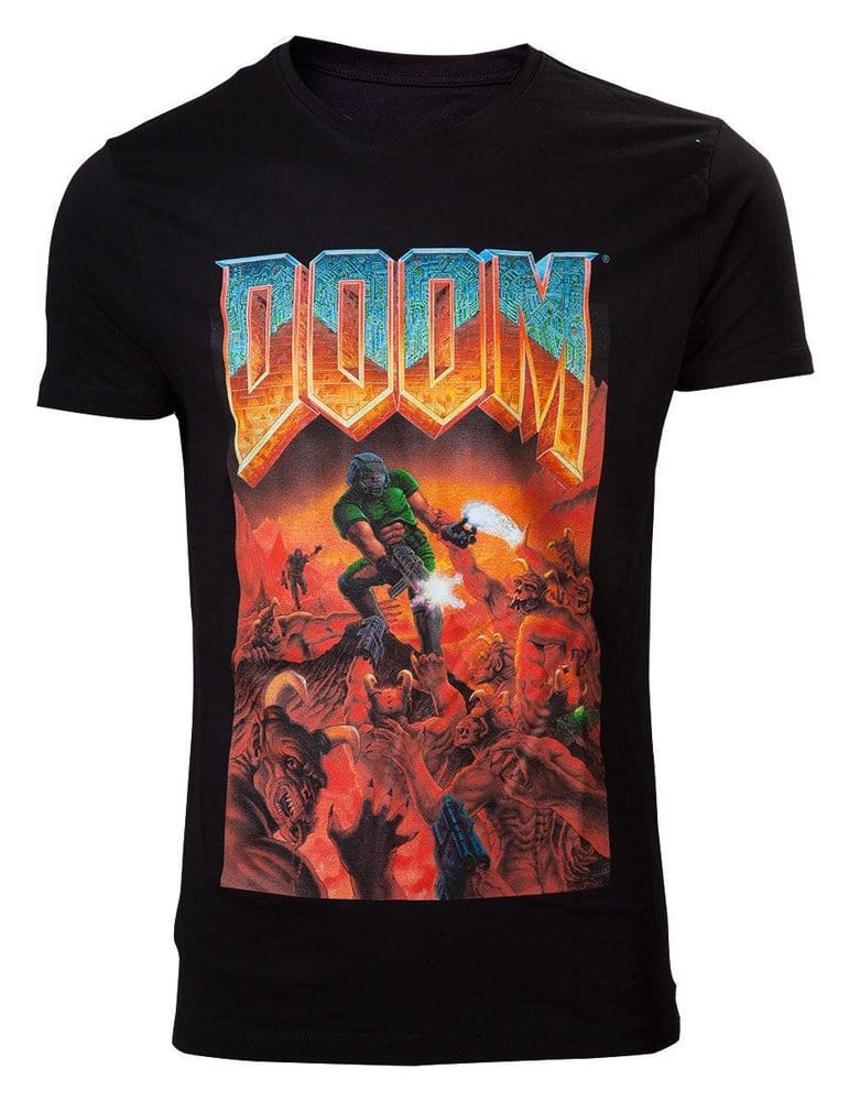 DOOM T-Shirt Classic Boxart Size M