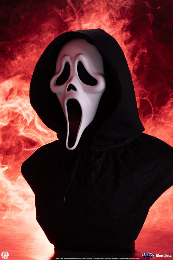 Ghost Face Life-Size Bust 56 cm