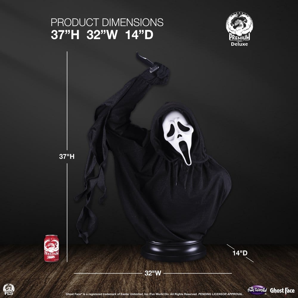 Ghost Face Life-Size Bust Deluxe Edition 94 cm