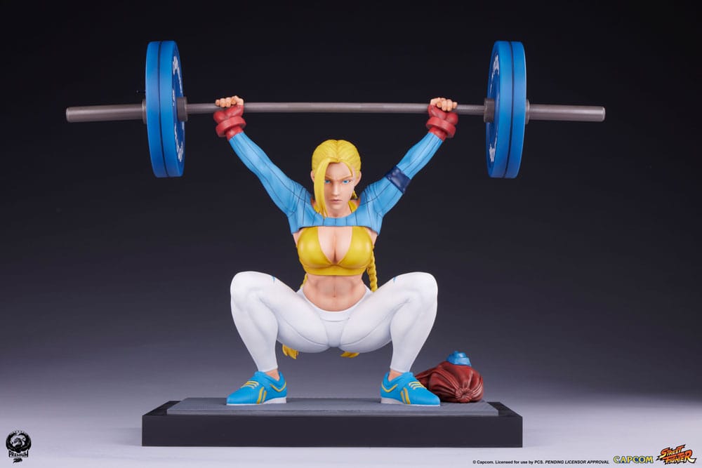 Street Fighter Premier Series Statue 1/4 Cammy: Powerlifting Alpha 41 cm