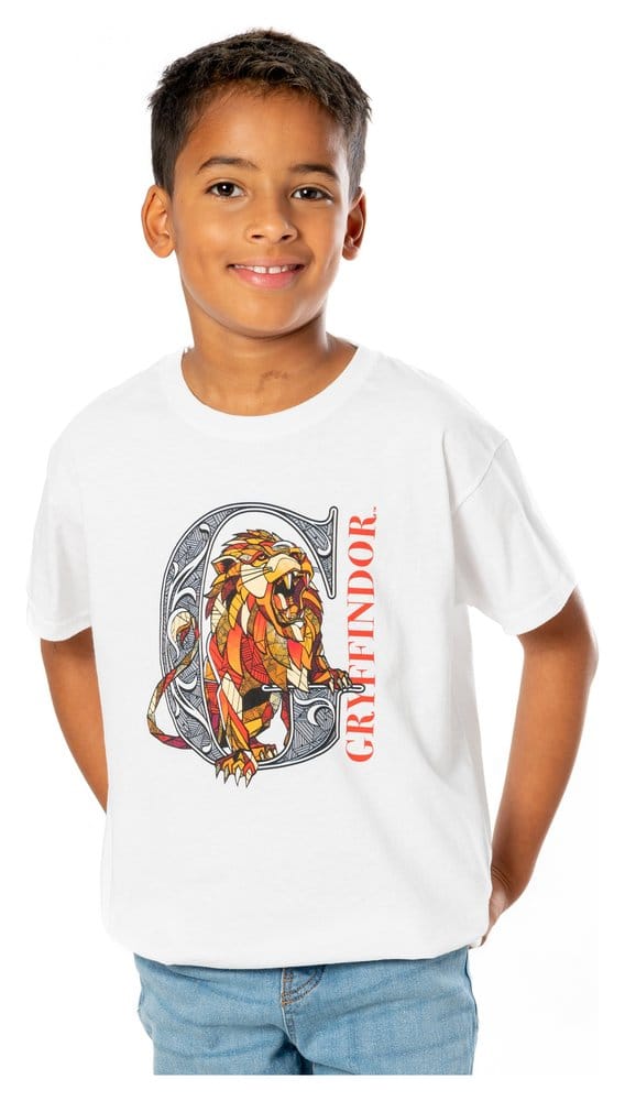 Harry Potter Kids T-Shirt Gryffindor Mosaic Size 9-11