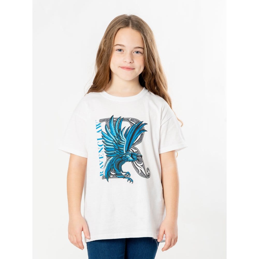 Harry Potter Kids T-Shirt Ravenclaw Mosaic Size 7-8