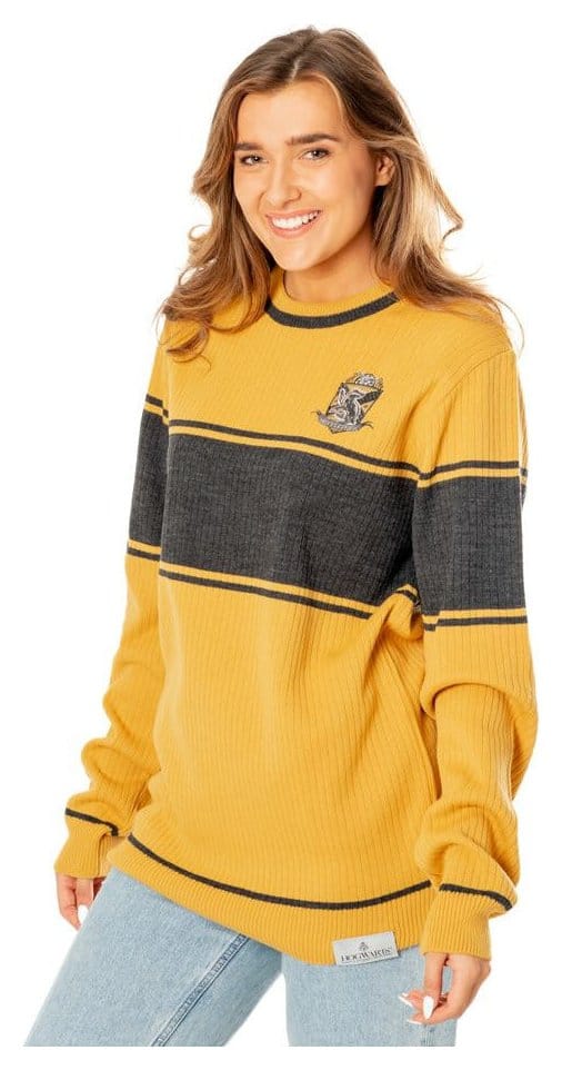 Harry Potter Kids Sweater Hufflepuff Varsity Size XXL