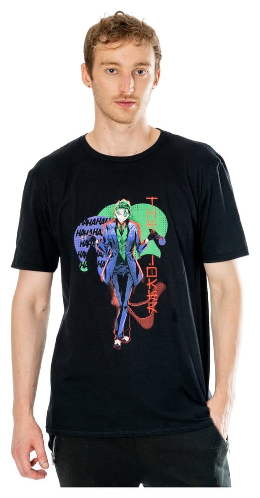 DC Comics T-Shirt The Joker Anime Red Light Size S