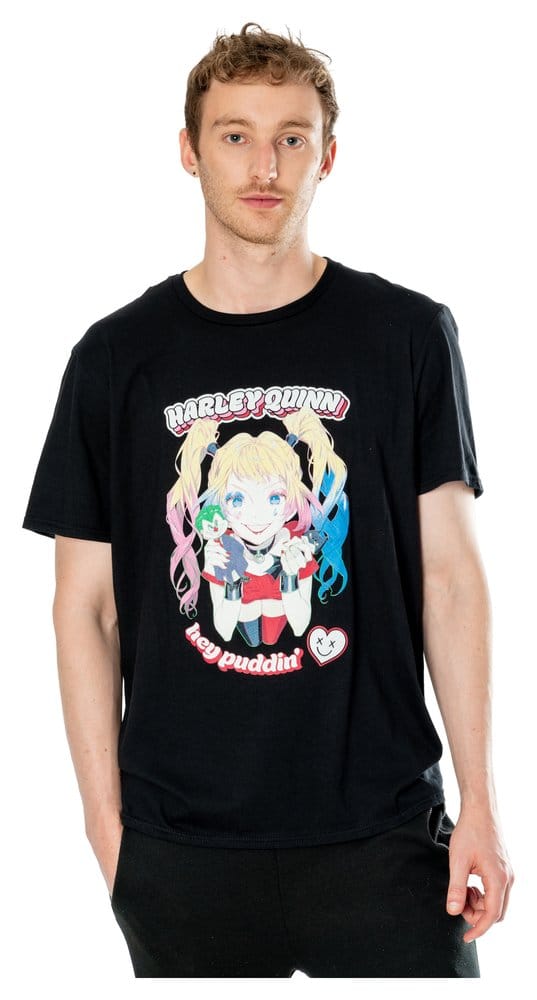 DC T-Shirt Harley Quinn Anime Puddin' Size M