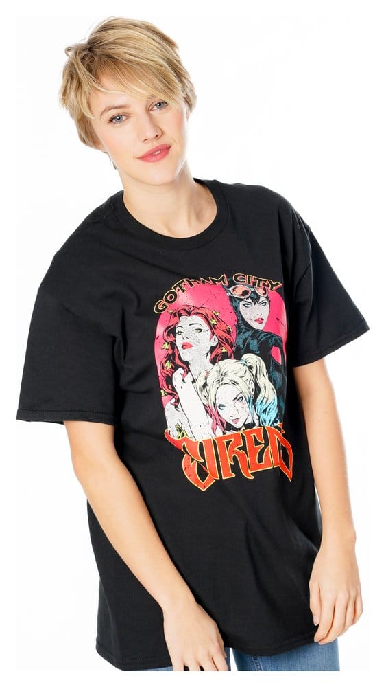 Gotham City Sirens T-Shirt Vintage Poster Size XXL