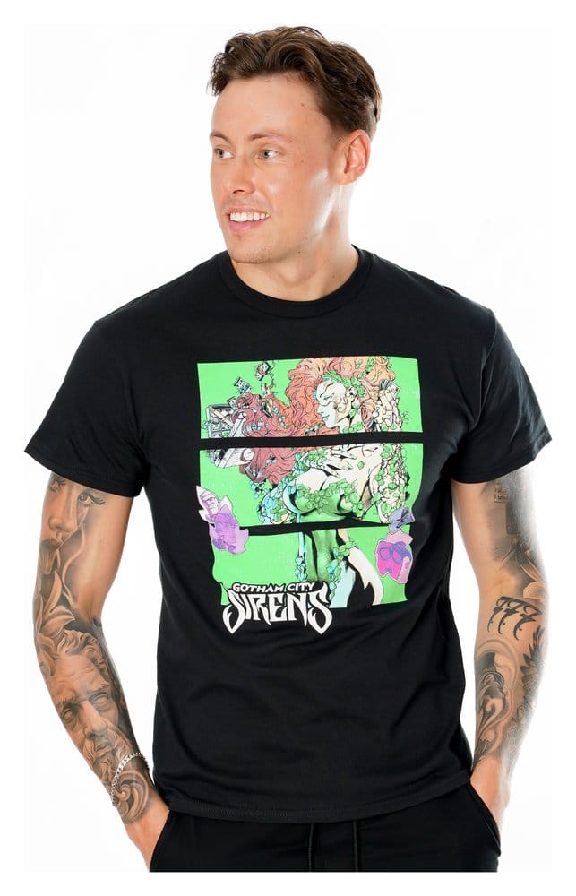 Gotham City Sirens T-Shirt Poison Ivy Sirens Cash Black Size L