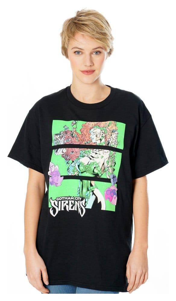 Gotham City Sirens T-Shirt Poison Ivy Sirens Cash Black Size L