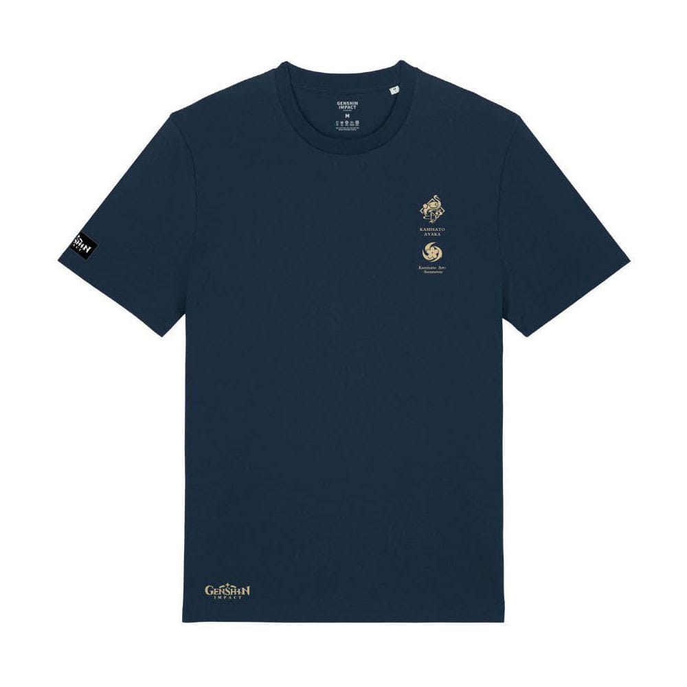 Genshin Impact T-Shirt Kamisato Ayaka Frostlake Heron Size L