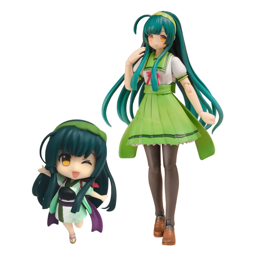 Tohoku Zunko Plastic Model Kit 1/12 Plafia Tohoku Zunko Mini Figure Set 13 cm