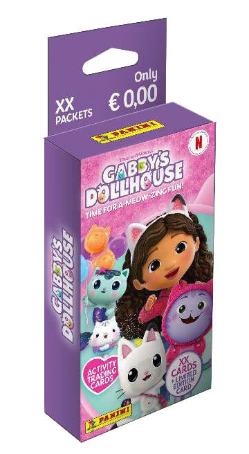 Gabby's Dollhouse: Time for a Meow-Zing fun Sticker Collection Eco-Blister *German Version*