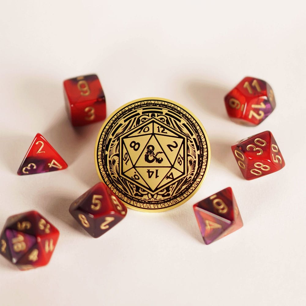 Dungeons & Dragons Pins Blind Box Mystery Mystery D20 Pins Assortment (10)