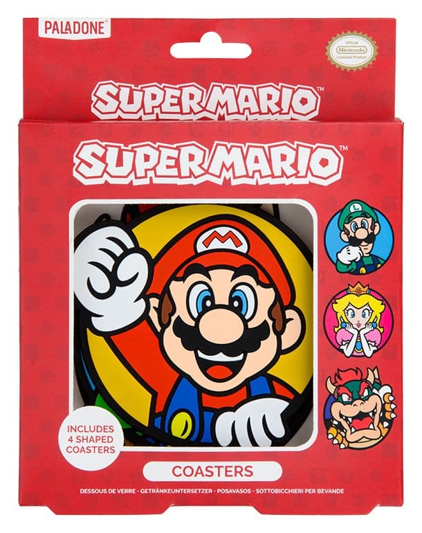 Super Mario Coaster 4-Pack