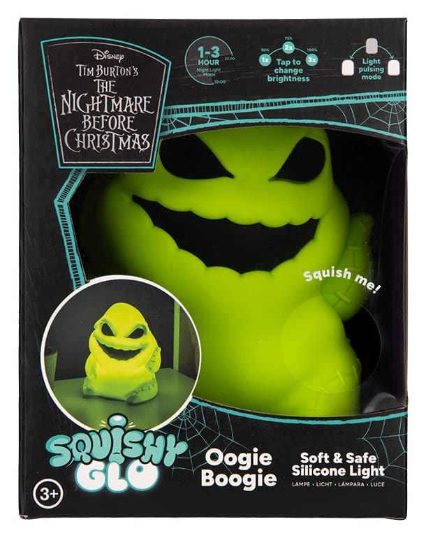 Nightmare Before Christmas SquishyGlo Silicon Light Oogie Boogie Rechargeable 16 cm
